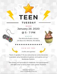 Teen tuesday's is a new initiative through the mayoral youth cabinet to help teens feel welcome its teen tuesday tonight. Teen Tuesday Nj Heartland