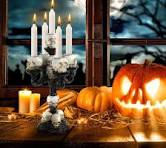 Doodskop kandelaar - Halloween decoratie - Zwart hars - 15 x ...