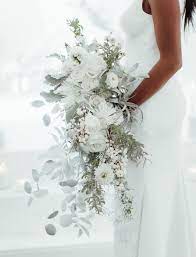 There are 494 owl wedding invitations for sale on etsy, and they cost $12.49 on average. A New Kind Of Wintry Mix Monochromatic White Wedding Wedding Bouquets Wedding Flower Arrangements Winter Bridal Bouquets