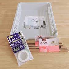 diy すべて100均 誰でも出来る テーブル収納 テーブル 収納 100 円ショップ裏技 収納