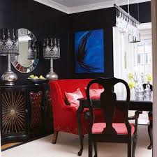 Collection by tamara boos • last updated 1 day ago. Decorating With Color Deep Toned Walls Dining Room Colors Black Rooms Black Walls