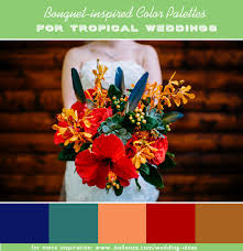 7 striking summer color combos for your outdoor room give your deck or patio a lift with one of these bright and summery color combinations shoshana gosselin may 25, 2012 Tropical Wedding Color Palettes Inspired By Bright Summer Bouquets Creative And Fun Wedding Ideas Made Simple