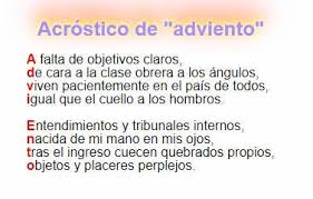 Acrostico Con La Palabra Adviento Ayuda Por Favor Brainly Lat