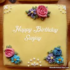Full Screen Happy Birthday Images Hd Free Download With Name The Name Sanjay Is Generated On Happy Birthday Images Download Or Share With Your Frien Happy Birthday Cake Images Happy Birthday Cakes Birthday Wishes Cake