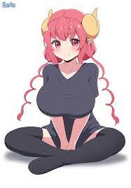 Ilulu from Maid dragon, it's the biggest booba i've ever draw :  r/AnimeSketch