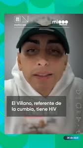 🎤 El Villano, referente de la cumbia argentina, reveló este lunes al  mediodía que tiene HIV. El cantante tropical decidió darle la noticia a sus  fanáticos y a su familia a través de un mismo video ...