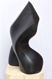 Masatoyo Kishi Japanese Stone And Travertine Torso Floor Sculpture Sculpture Clay Modern Sculpture Contemporary Sculpture
