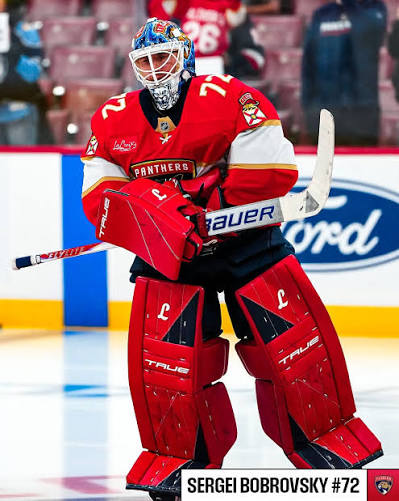 Sergei Bobrovsky is rockin' a new setup 😍