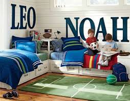 It takes more than a display of his favorite collection to transform an ordinary boy's bedroom into a custom fantasy theme bedroom, though that's an excellent start, as it cool boys room. 50 Sports Bedroom Ideas For Boys Ultimate Home Ideas