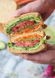 Green Goddess Veggie Sandwich Delish Knowledge