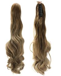 If you want a colorful hair extensions, our ombre hair color will be the first choice for you. 22 Ombre Clip Ponytail Hair Extension Wavy Style Triple7deals