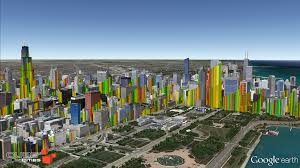 Cube Cities Blog The Chicago Loop Skyline As A 3d Bar Chart
