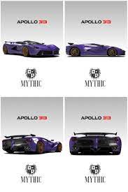 Carnfts Mythic Apollo 313 Supercar In 2021 Super Cars Vehicle Design Vehicles