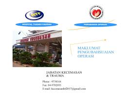 Team (mot) of hospital tuanku fauziah. Maklumat Pengubahsuaian Operasi Hospital Tuanku Fauziah Facebook