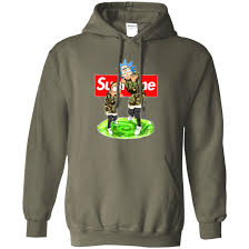 Rick And Morty Feat Supreme Best Selling T Shirt Supreme