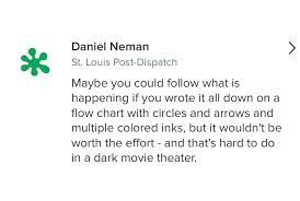Typically, journalists and critics who are invited to the upside to not going to such a screening is that i'm not bound by any embargo; Oh No A Movie That Requires You To Do Some Work And Thinking Afterwards To Understand It Tenet