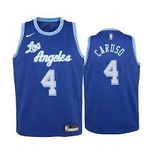 Authentic los angeles lakers jerseys are at the official online store of the national basketball association. Los Angeles Lakers 4 Alex Caruso 2020 21 Classic Edition Blue Jersey Kids