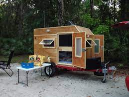 Camping Trailer Small Woody Camper Frugal Way Camping With Mini Camper Trailer Creation 920lbs 8x4ft Has Air Diy Camper Trailer Homemade Camper Diy Camper