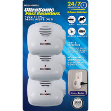 Do ultrasonic pest repellers work? Bell Howell 3 Pack Ultrasonic Pest Repellers With Extra Outlet Walmart Com Walmart Com