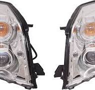 Garage-Pro Driver and Passenger Side Xenon Headlights Assembly for Cadillac  DTS 2006-2011, Base, Livery, Luxury, Platinum, Premium, w/o HID, Replaces#  ...