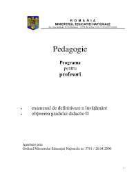 Continua, dar la un alt nivel, cele doua dictionare de pedagogie, finalizate spre sfarsitul secolului trecut: Pdf R O M A N I A Ministerul Educatiei Nationale Paul Coroban Academia Edu