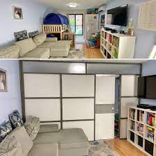 modular furniture room divider with a sliding door and windows on top modular furniture system furniture room divider