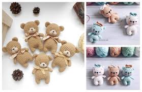 Your reward for knitting this soft and cuddly teddy bear will be the huge smile on your child's face. Crochet Tiny Teddy Bear Amigurumi Free Patterns Diy Magazine
