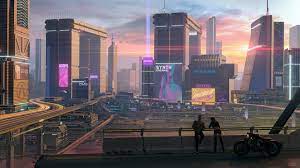 1280x1024 Cyberpunk 2077 Sunset Over Night City 1280x1024 Resolution Hd 4k Wallpapers Images Backgrounds Photos And Pictures