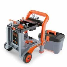 Experience black+decker lawn and garden. Smoby Mobile Kinderwerkbank Werkzeugbank Spielzeug Black Decker Silber 360202 Ebay