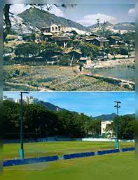 1930s年 2019年平行時空八十多年 九龍塘村 大坑東界限街線窩仔山一列山脊 當年九龍塘村 村民種植 西洋菜 通菜等為主