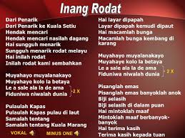Negeri maju, berkat, sejahtera, ya allah perkenankalah. Lagu Lagu Rakyat Terengganu