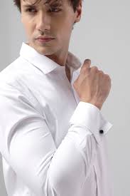 White cufflink shirt 2025