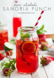 Non Alcoholic Sangria Punch Recipe Recipe Non Alcoholic Sangria Alcoholic Punch Recipes Sangria Punch