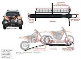 Mototote Moto Tote Dirt Bike Motorcycle Carrier Hitch Hauler Rack Ramp Motorcycle Carrier Bike Carrier Rack Truck Bike Rack