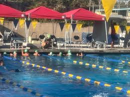 Caden getting ready for the 50 free at Sectionals. Good luck Caden!
