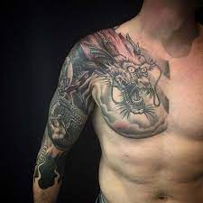 Geçici ejderha dövme tattoo önceki sayfaya dön. Shoulder Dragon Tattoo Men Omuz Ejderha Dovmesi Erkek Ejderha Dovmeleri Ejderhalar Dovme