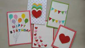 This tutorial shows how to make greeting card at home. 5 Cute Easy Greeting Cards Srushti Patil Youtube