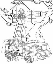 Lego brings the world to life with their buildable sets and the city police are no different. Tree House Lego City Coloring Page Free Printable Coloring Pages For Kids