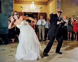 Lisa Sparano And Her Father Giuseppe Sparano Just Dance By Lady Gaga My Father Had Hidden The Lady Gaga Gla Wedding Dresses Wedding Songs New York Wedding