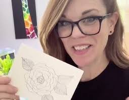 Simple Watercolor Flower Notecard #easyart #learnwatercolor  #watercolorflower