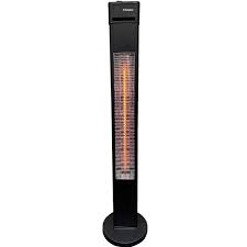 Hanover's halogen infrared heat lamp features a sturdy metal stand with a weighted base designed for use on your deck, patio, porch, balcony, and more. Westinghouse Freestanding Infrared Electric Patio Heater 5 100 Btu 51 2 In Matte Black Wes31 15110blk Rona