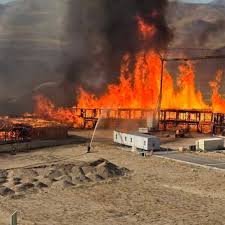 Under-construction apartment complex fire