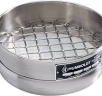 8" Dia., 7/16" (11.2mm) Stainless Frame Stainless Mesh, 2" (50mm) Full  Height Frame Standard Sieve