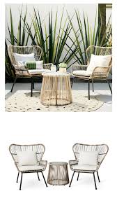 Give Your Backyard A Sophisticated Look With The Latigo All Weather Wicker Outdoor Patio Chat Set From Threshold Handwoven From All Weather Resin Wick Exterior