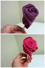Diy Gifts Baby Washcloth Roses Cindy Campbell