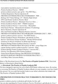 Dna and mutations webquest worksheet answer key. The Practice Of Peptide Synthesis Pdf Free Download