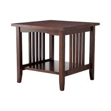 Mission End Table Espresso Linon Target Coffee Table End Tables Modern Furniture Living Room