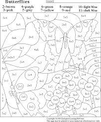 2nd grade coloring pages are a fun way for kids of all ages to develop creativity, focus, motor skills and color recognition. Butterfly Math Activity Printout Zoomdinosaurs Com Butterfly Math Activities Math Coloring Worksheets Christmas Math Worksheets