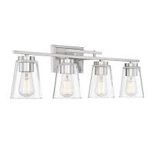 Installing the light bar in the vanity area is always a good idea to make your makeup time more convenient. T Bar Taper Vanity Light 4 Light Vanity Lighting Vanity Sconce Light