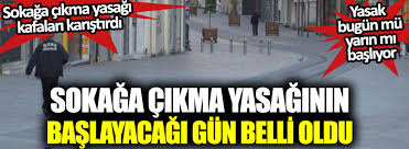 Peki, hafta sonu cumartesi ve pazar günü sokağa çıkma yasağı olacak mı? Bugun Sokaga Cikma Yasagi Var Mi Hafta Sonu Sokaga Cikma Yasagi Cuma Gunu Var Mi Sokaga